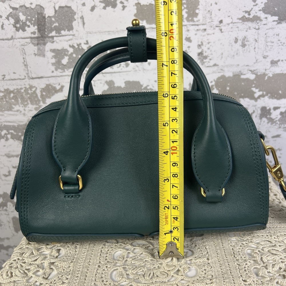 3.1 Phillip Lim Pashli Duffle Purse Forest Green Gold Hardware EUC - Picture 10 of 16